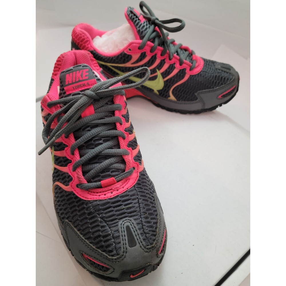 Nike Air Torch 4 Running Shoes Womens Grey Pink‎ Athletic Gym Crossfit Trainer